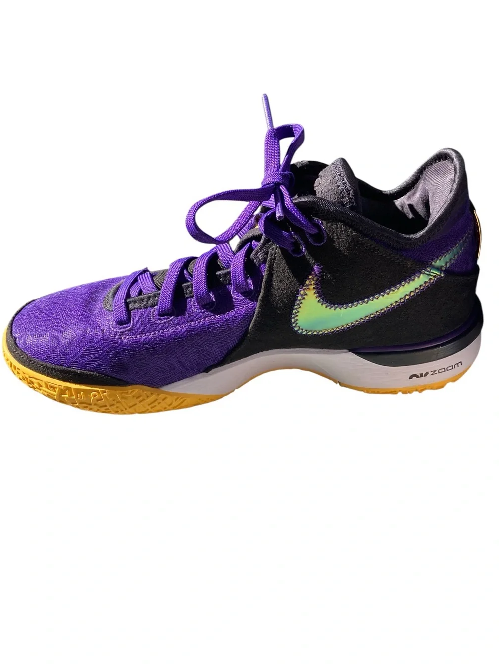 Nike Zoom LeBron NXXT Gen EP DR8788-500 Men’s 8 Purple Gold Shoes